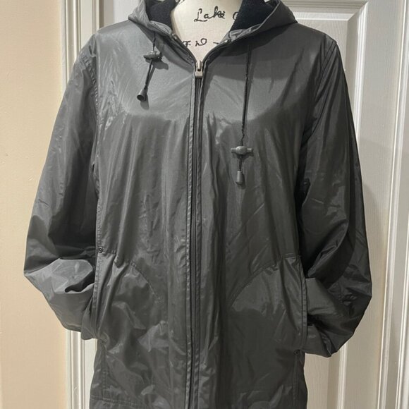 UD UTEX DESIGN RAIN HOOD COAT JACKET ZIP UP SIZE LARGE MEN WINTER JACKET COZZY - Picture 14 of 16